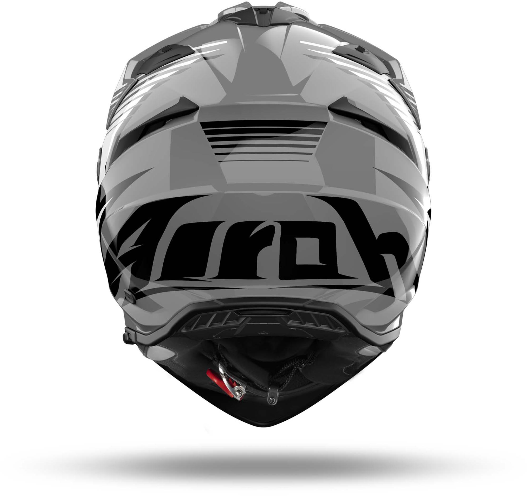Airoh Bandit Spicy Enduro helma šedá/černá/bílá S (55/56) Obrázek 3