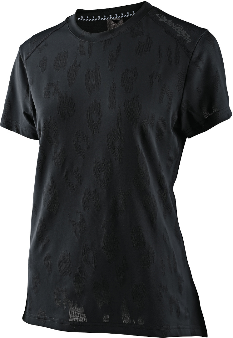 Troy Lee Designs Lilium Jacquard Tricou de bicicletă pentru doamne cu mânecă scurtă negru XS Figura 1