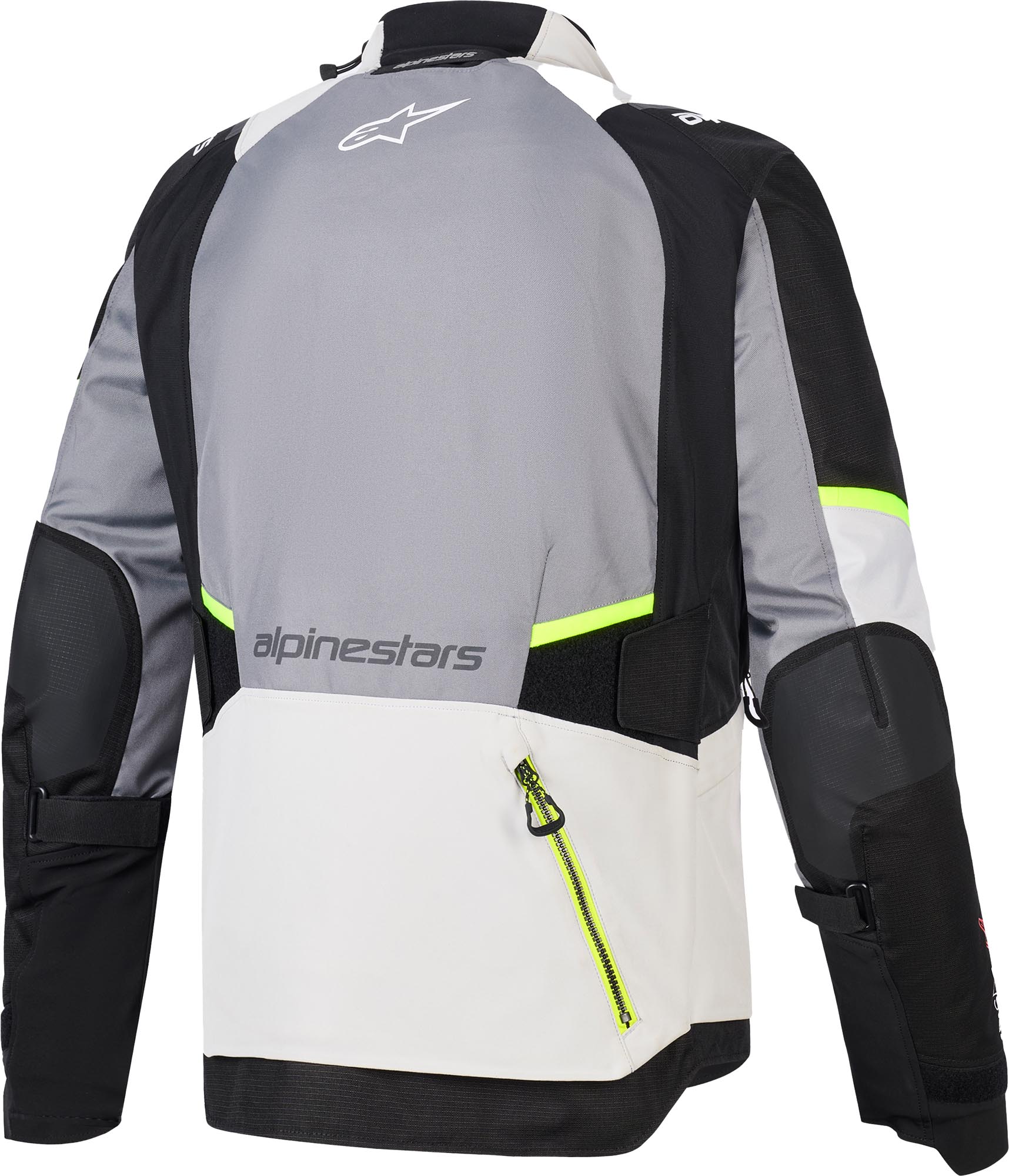 Alpinestars Andes V4 Drystar waterproof Motorcycle Textile Jacket grey/yellow M Figure 2
