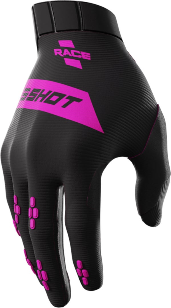 Shot Race Motocross Handsker sort/pink 9 Figur 1