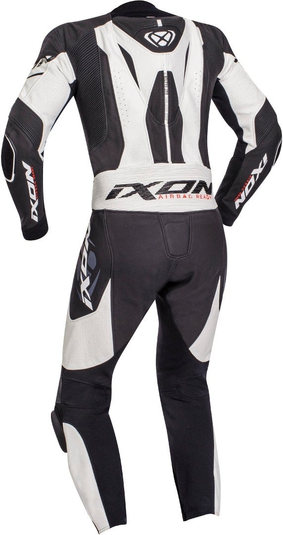 Ixon Jackal One Piece Motorcycle Leather Suit black/white 3XL Figure 2