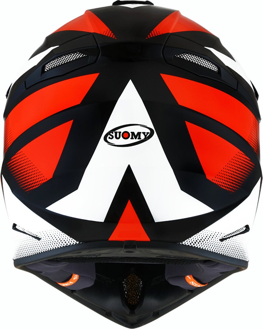 Suomy X-Wing Grip Capacete de motocross preto/branco/laranja M Figura 4
