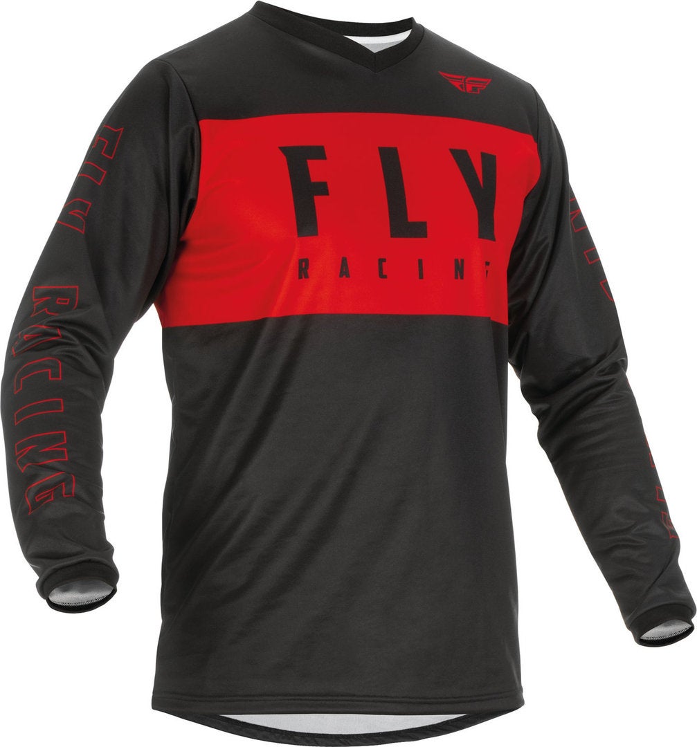 Fly Racing F-16 Motocross Jersey sort/rød L Figur 1