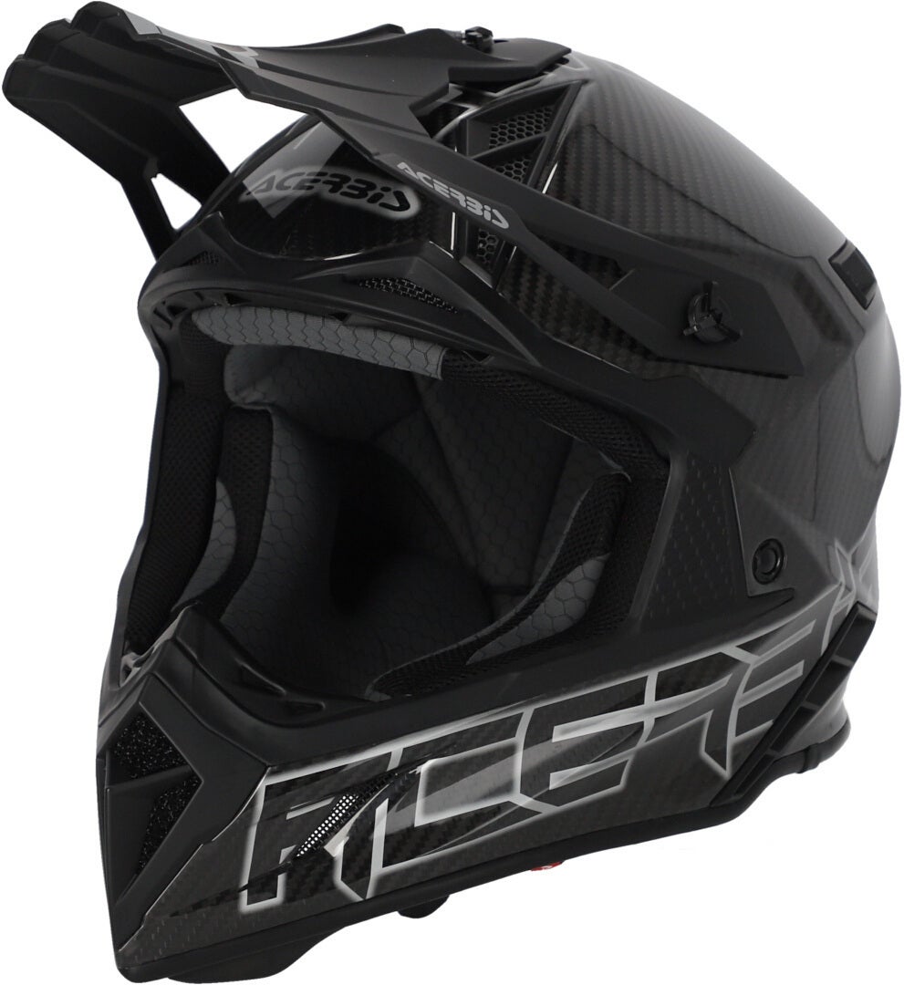 Acerbis Steel Carbon 2023 Motocross hjelm sort/grå M (57/58) Figur 1