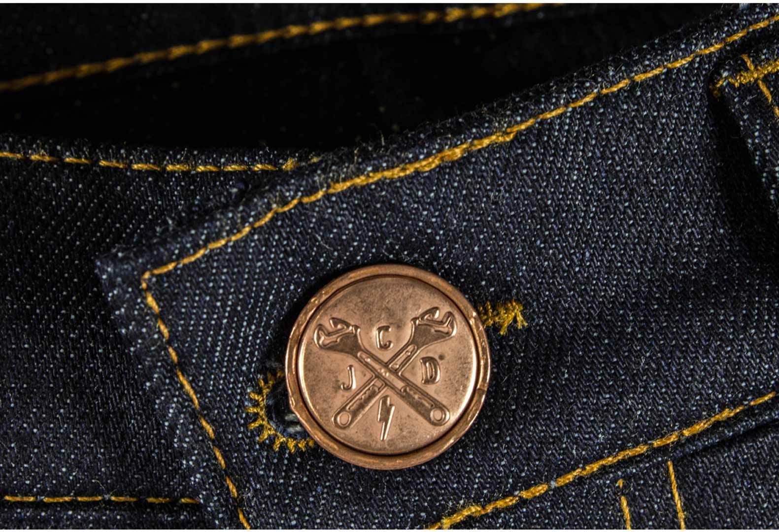 John Doe Ironhead Mechanix Draw 2017 Jeans da moto Indaco 36 L36 Figura 6