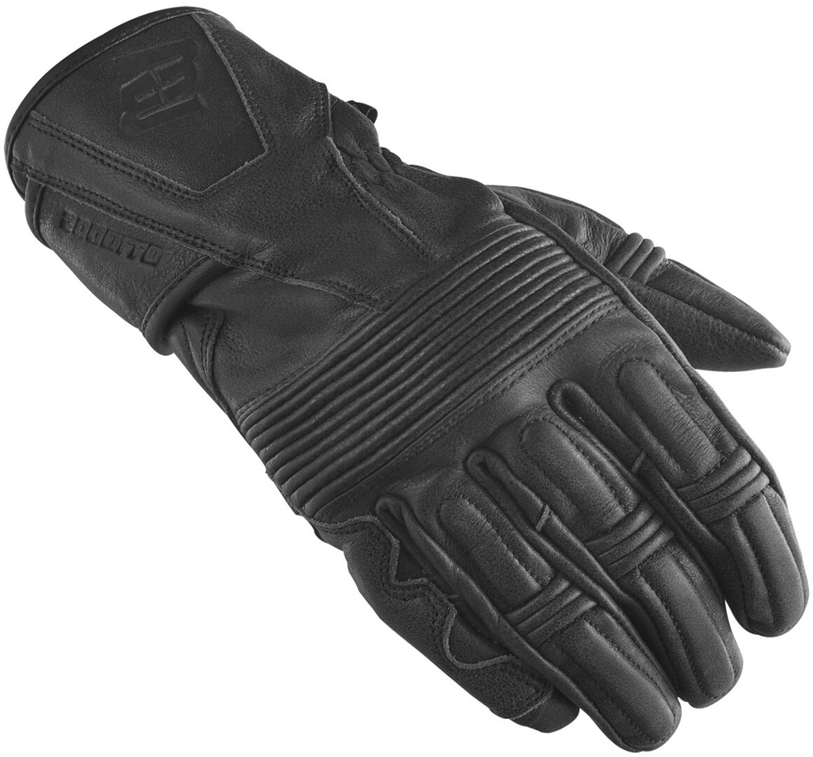 Bogotto Classic Motorcykelhandsker Sort S Figur 1
