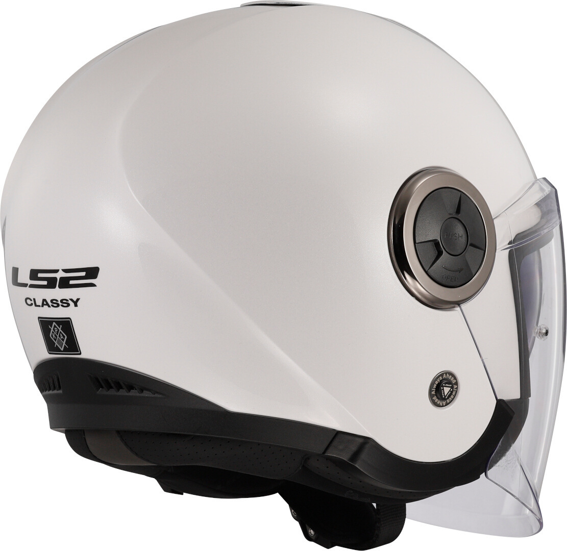 LS2 OF620 Classy Solid Casco Jet Blanco XXL (63/64) Figura 5