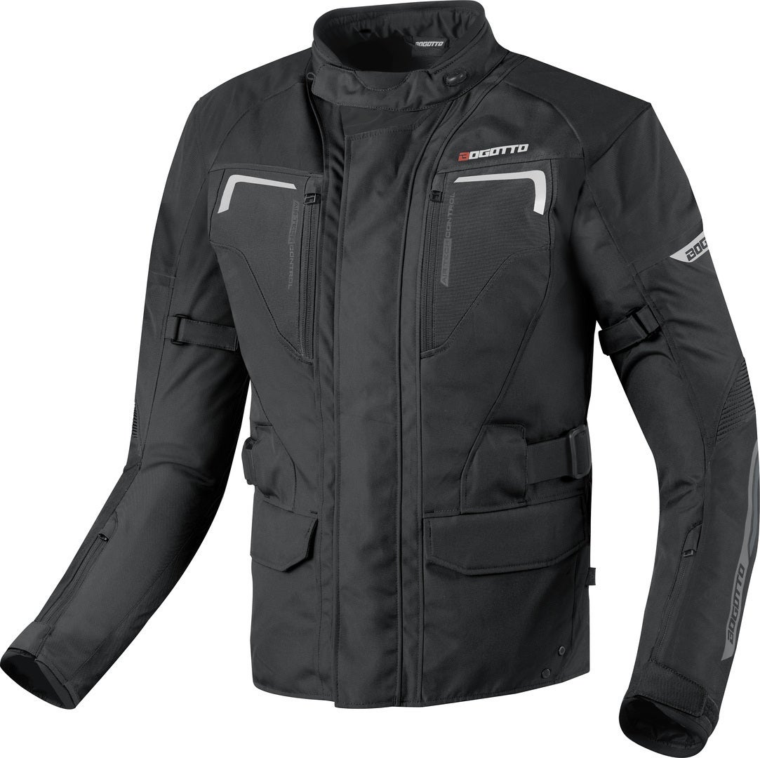 Bogotto Aveno waterproof 3in1 waterproof Motorcycle Textile Jacket black M Figure 1
