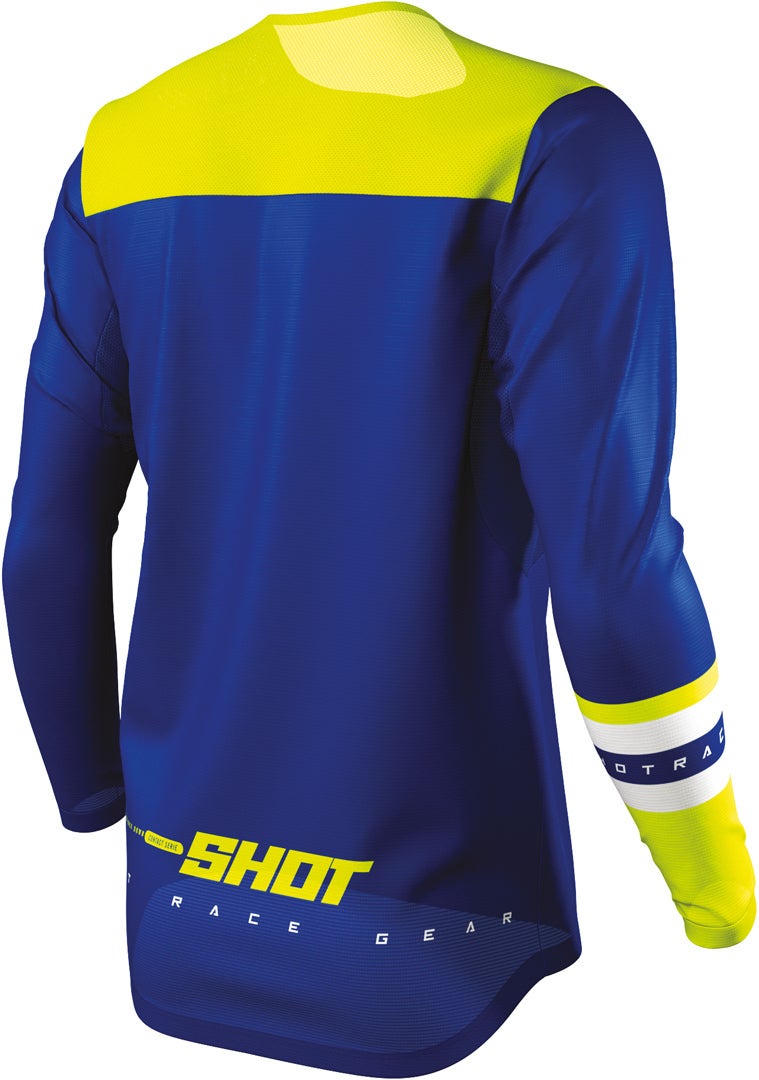 Shot Contact Shining Motocross Jersey blå XL Figur 2