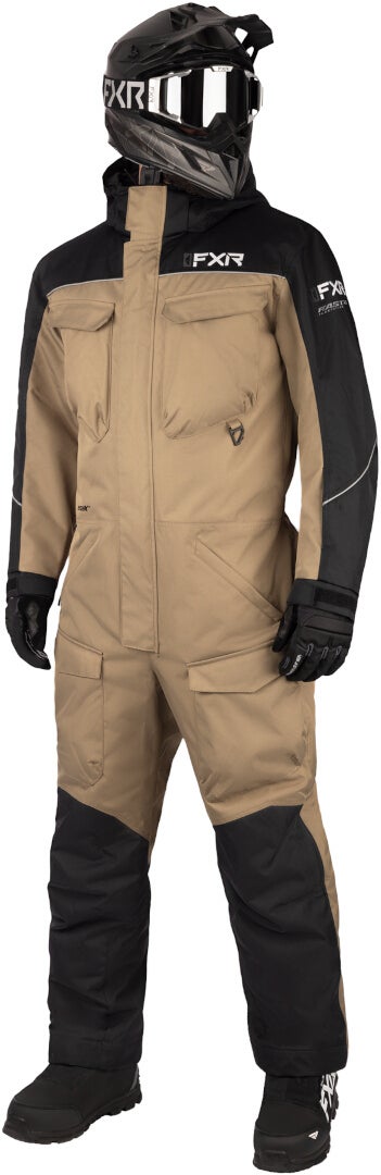 FXR Excursion 2025 1-delt snescooterdragt sort/brun Kort L Figur 1