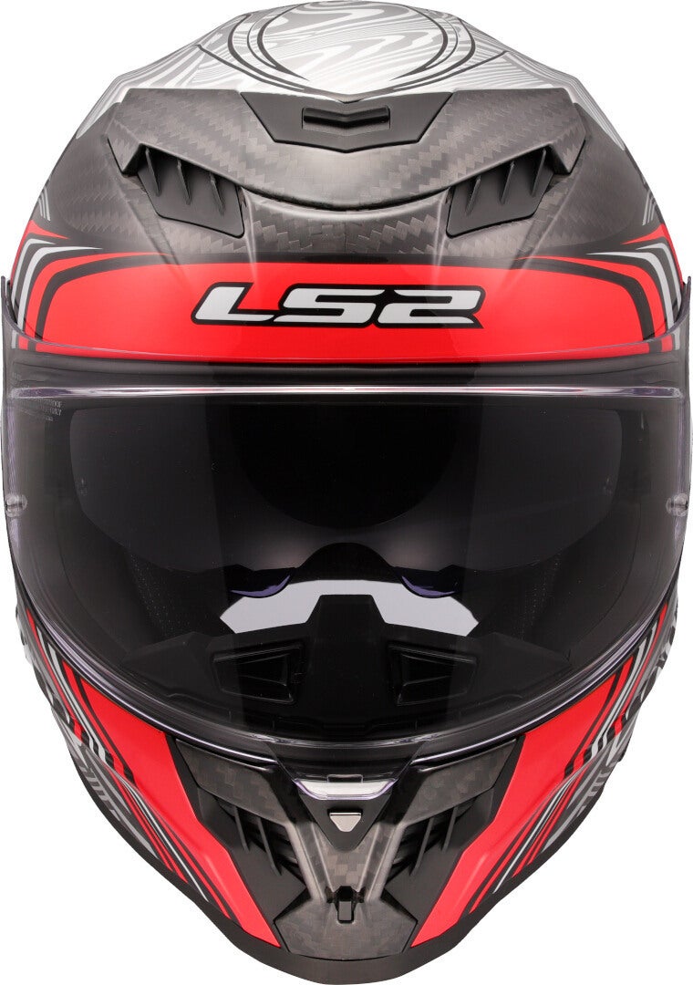 LS2 FF807 Dragon Enthum Carbon Helm koolstof/rood/wit XL (61/62) Figuur 6