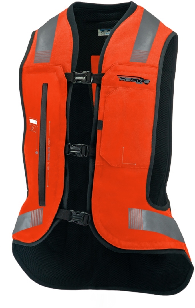 Helite e-Turtle Airbag Weste neon-orange M Abbildung 1