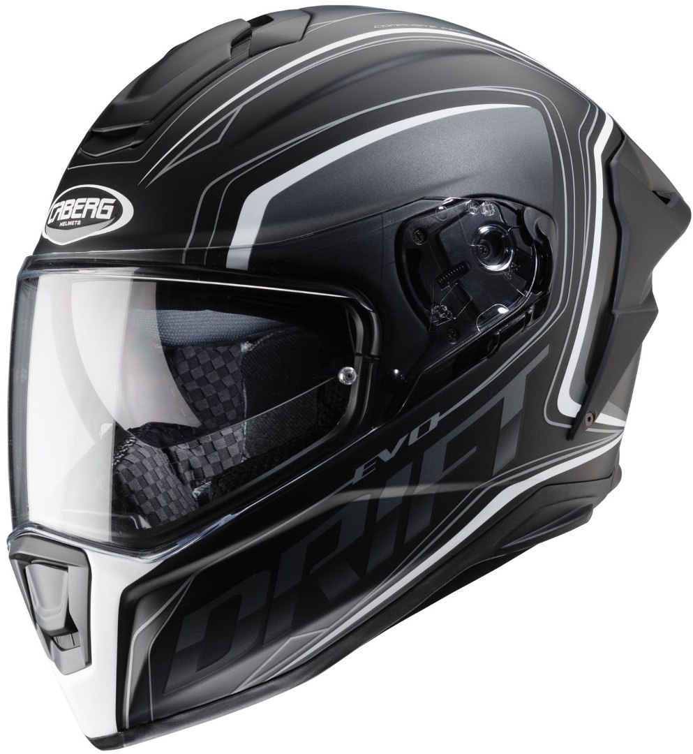 Caberg Drift Evo Integra Capacete preto fosco/branco S (55/56) Figura 1