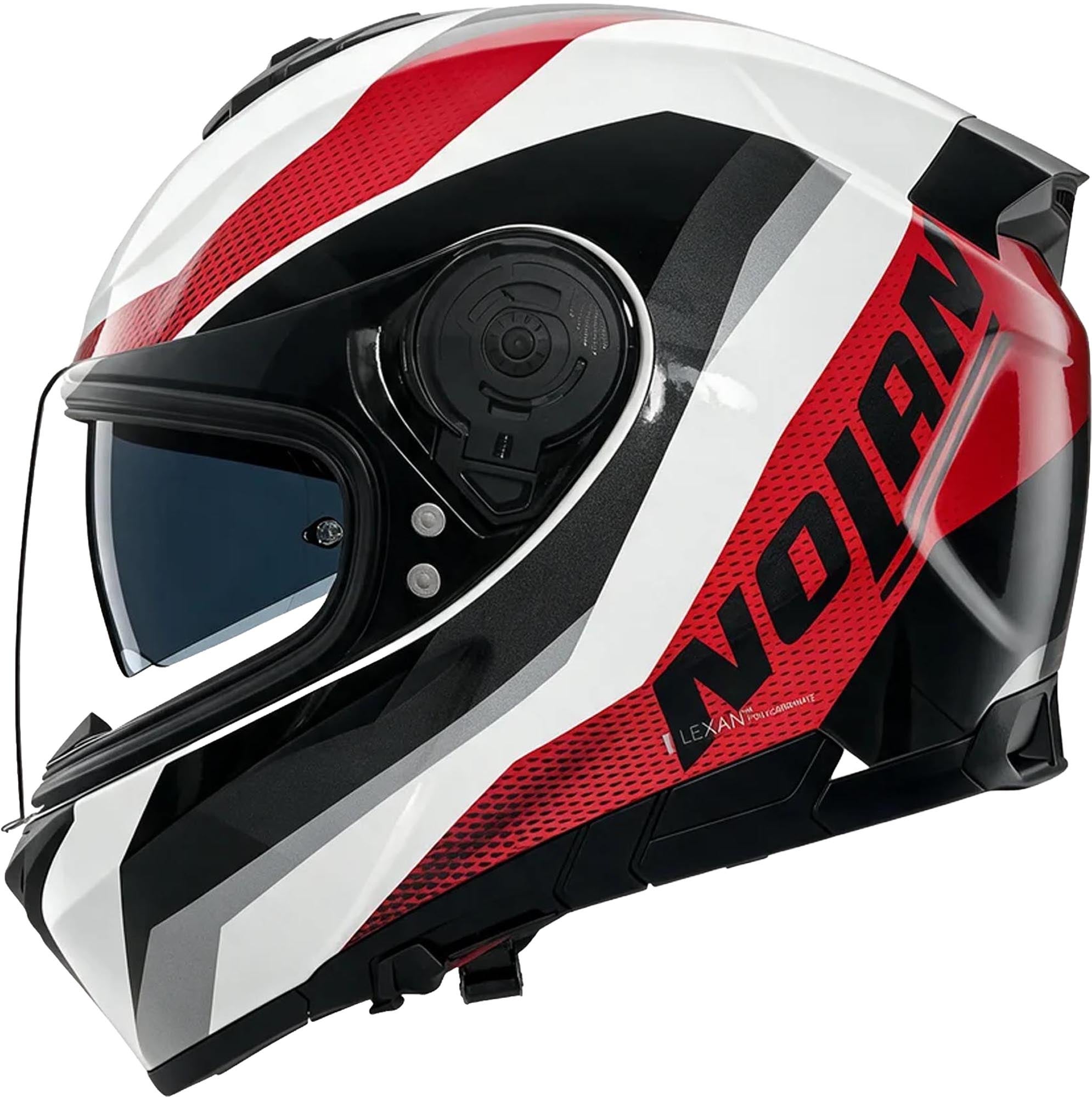 Nolan N80-8 Torpedo Helmet white/red XL (62) Figure 2