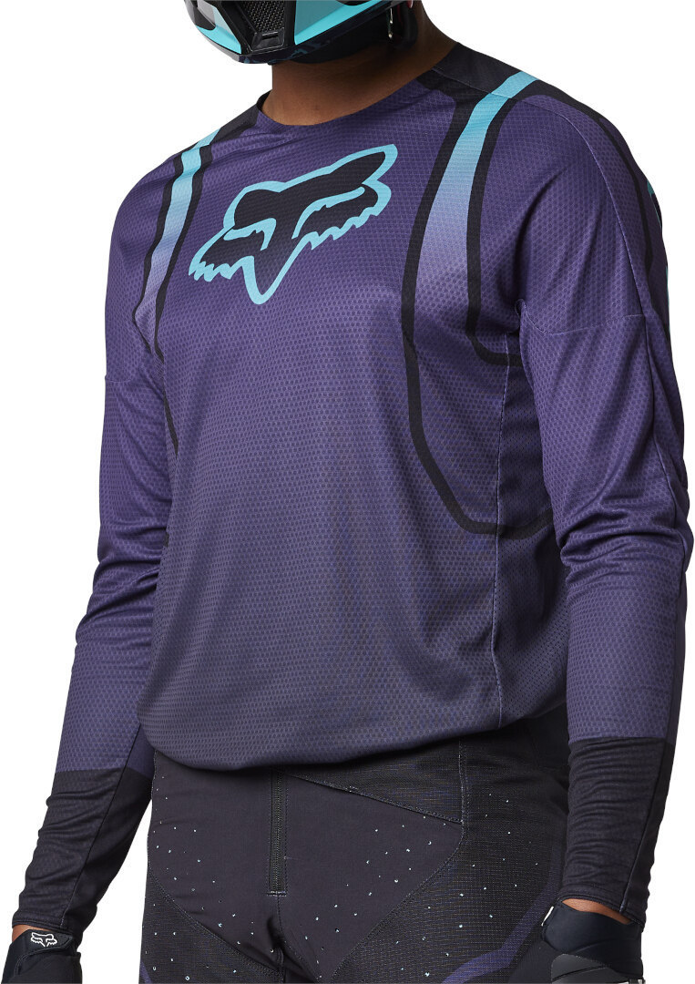 FOX 360 Vizen Tricou de motocross mov/negru XL Figura 2