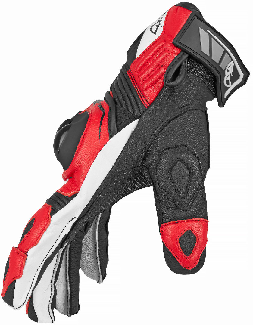 Berik Sprint Motorcykel handsker sort/rød M Figur 2
