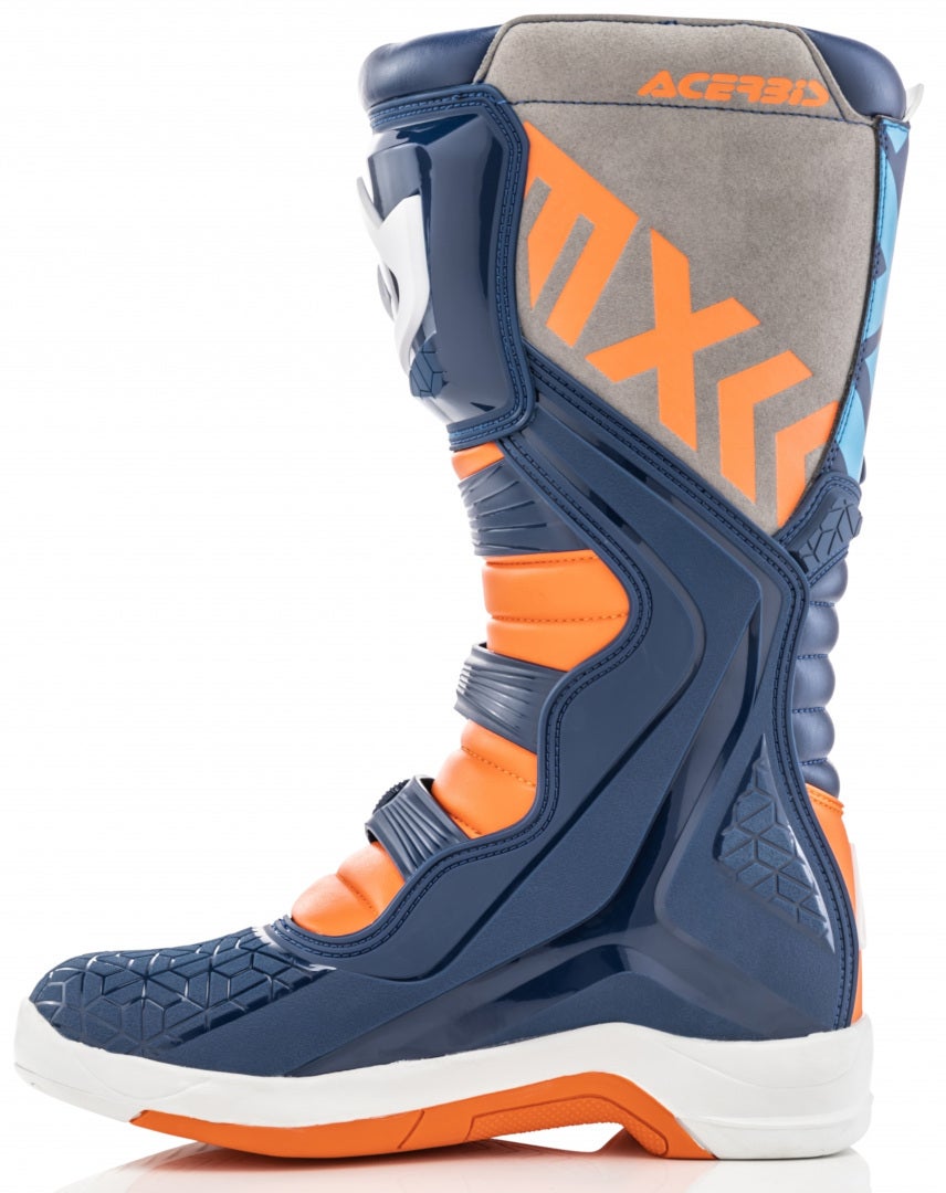 Acerbis X-Team Bottes Motocross bleu/orange 41 Figure 3