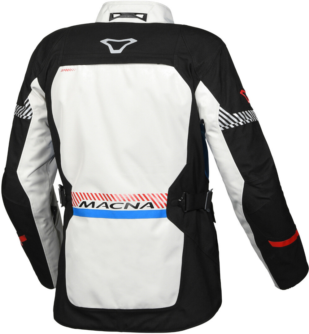 Macna Aspire waterproof Motorcycle Textile Jacket light grey/black XL Figure 2