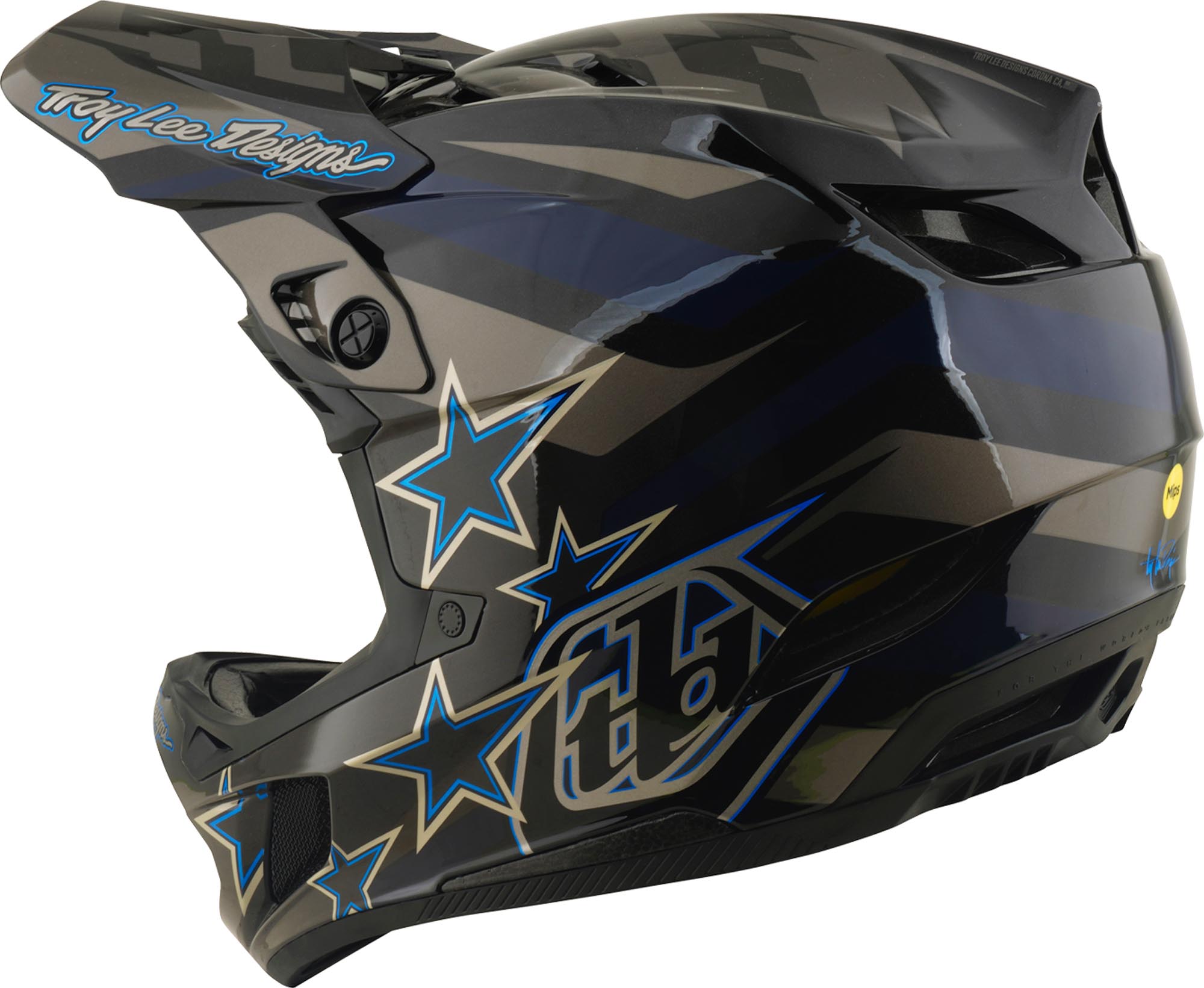 Troy Lee Designs D4 Composite MIPS Burst Downhill Helm XXL (62/63) Abbildung 7