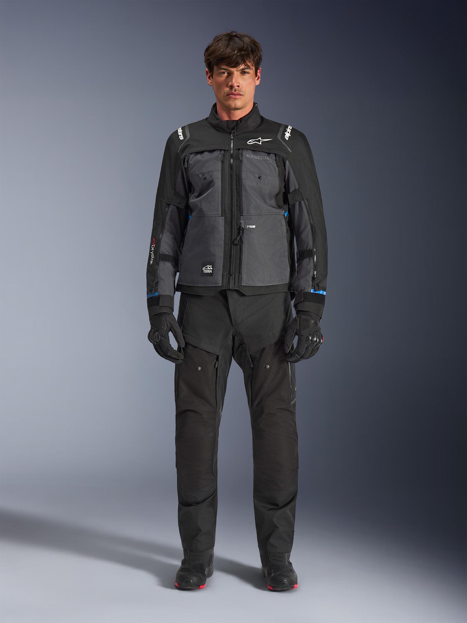 Alpinestars Cusco Drystar waterproof Motorcycle Textile Jacket black/dark grey L Figure 4