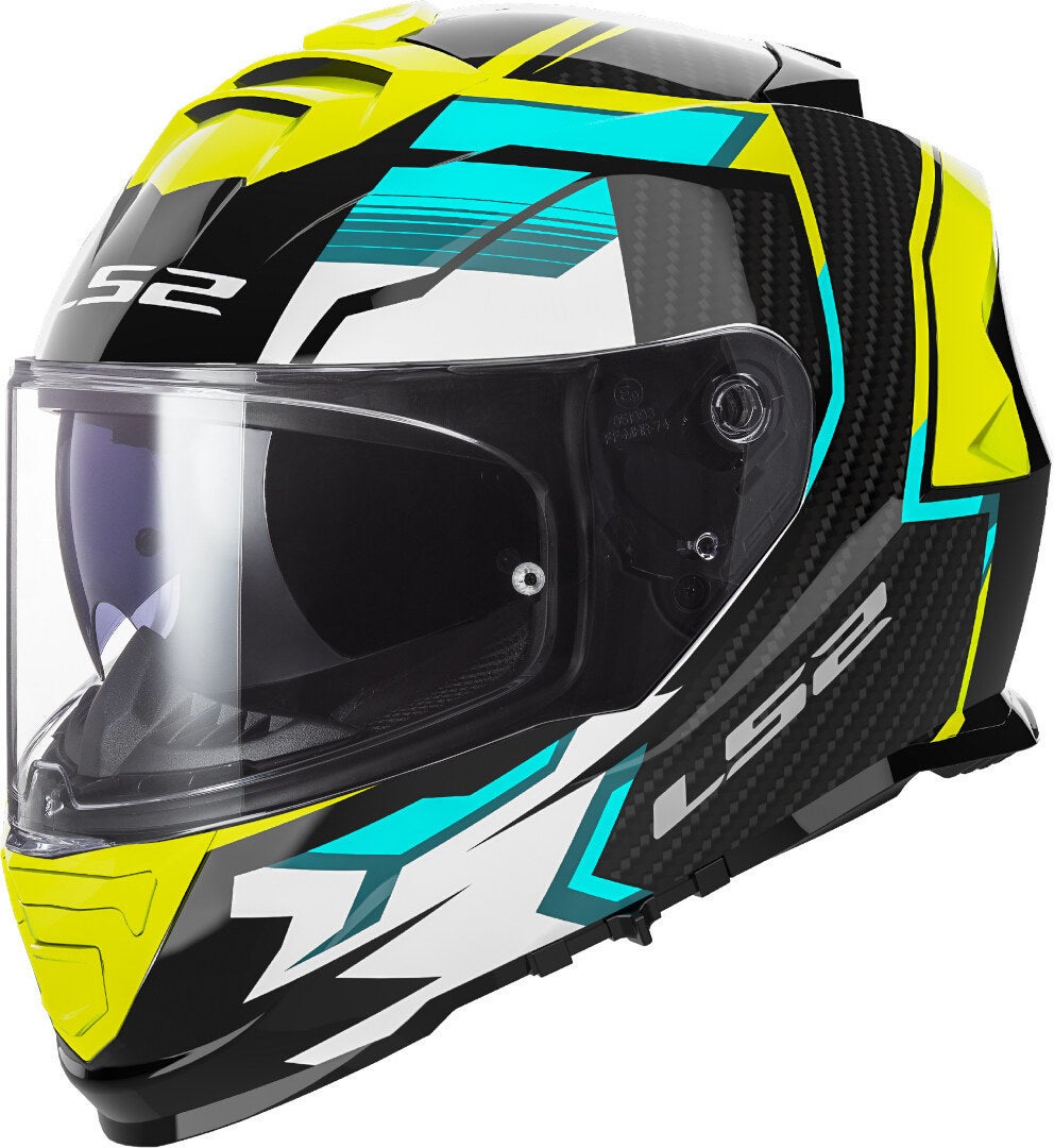 LS2 FF800 Storm II Tracker Casque noir/jaune néon XXL (63/64) Figure 1