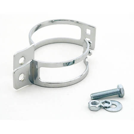 Blinkerschelle, zweiteilig, verchromt, Rohrbefestigung 55-58 mm Figure 1