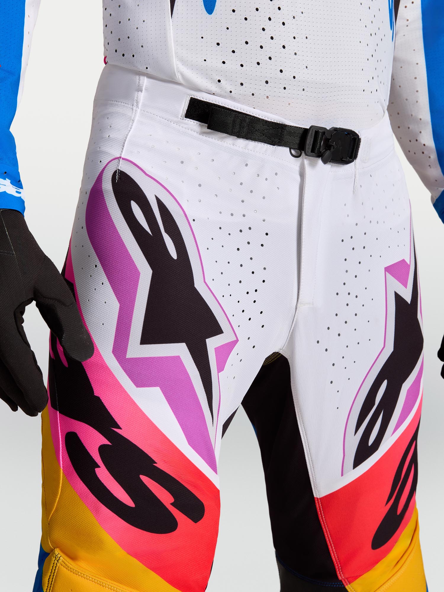 Alpinestars Supertech Dyna Motocross Pants white/multicolored 30 Figure 5