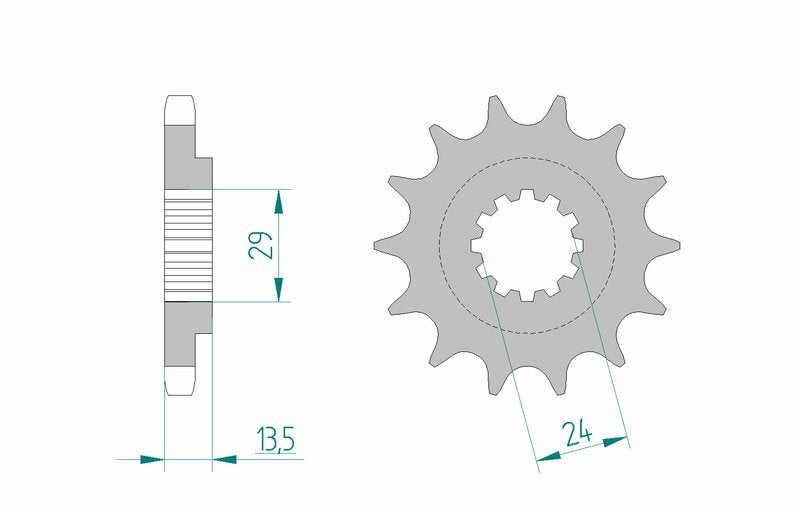 AFAM Pignone standard in acciaio 24900 - 530 Figura 1