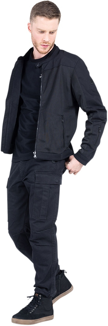 John Doe Aero Mesh Black perforated Motorcycle Textile Jacket M Figure 11