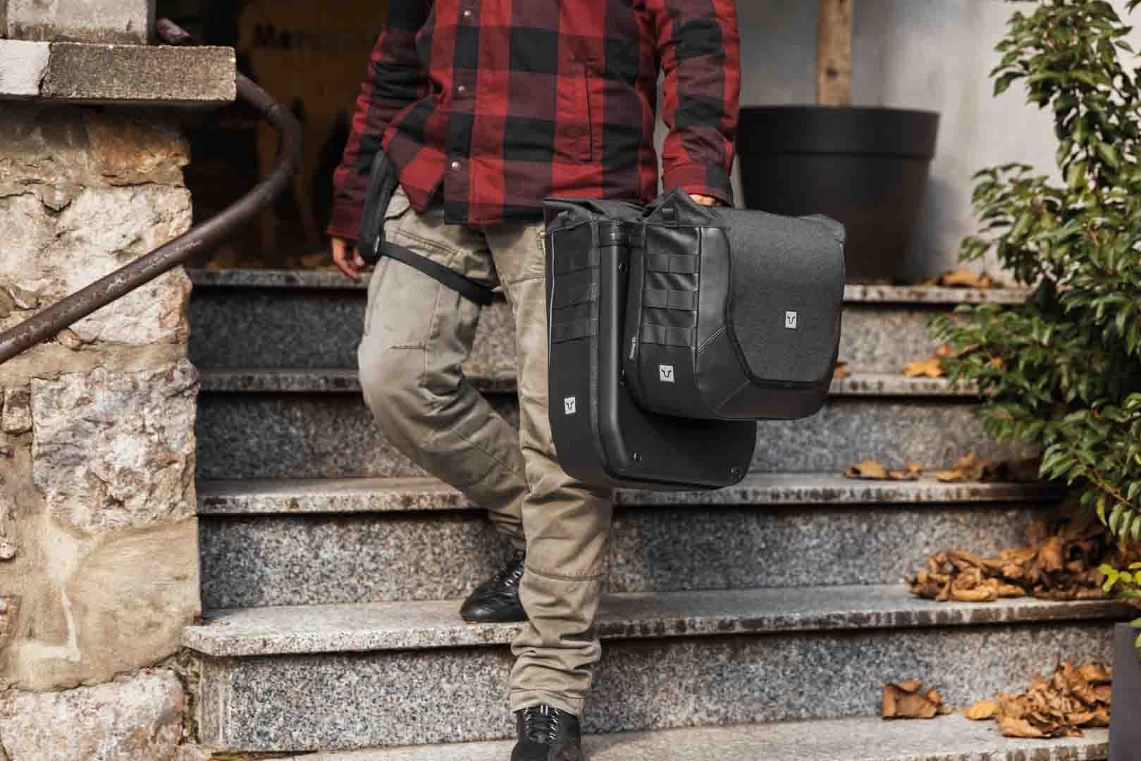 SW-Motech Legend Gear Side Bag 11L - Svart. För V-LOC. Figur 4