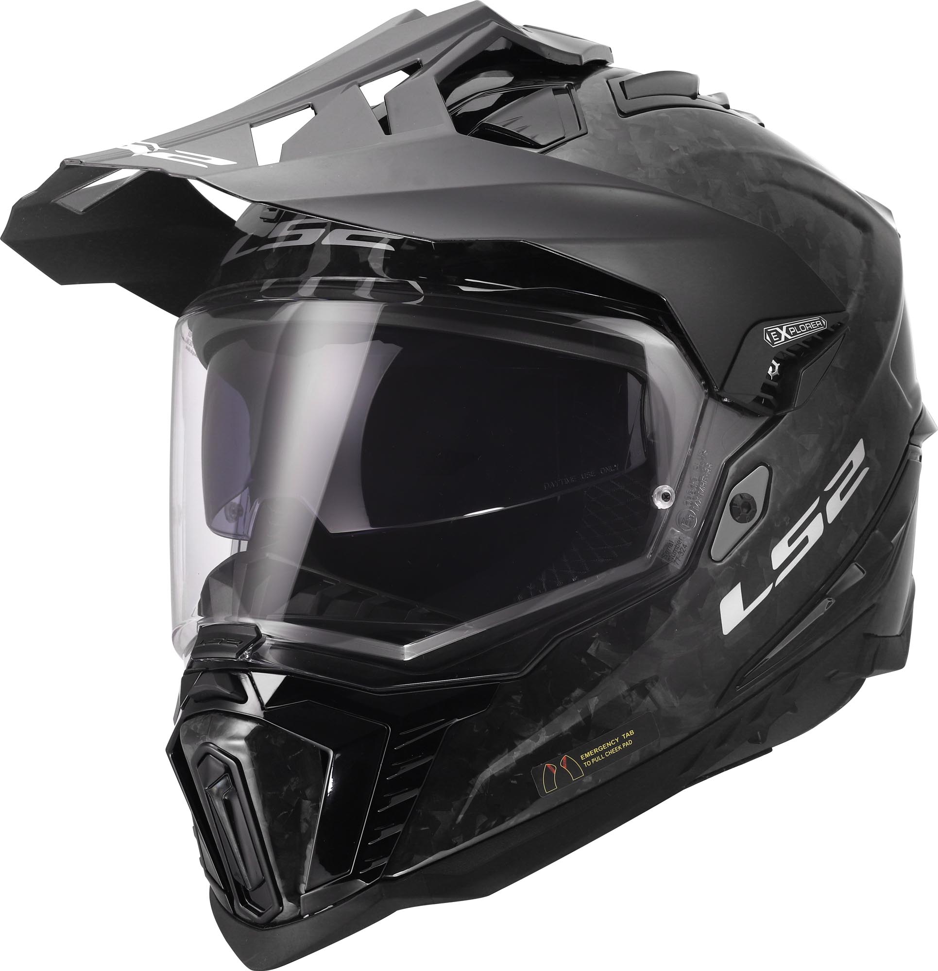 LS2 MX701 Explorer Carbon Forged Enduro Helm L (59/60) Abbildung 1