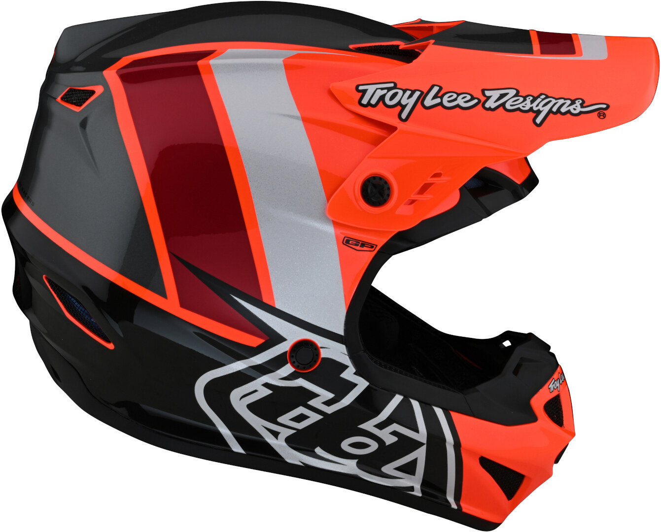 Troy Lee Designs GP Nova Cască de motocross pentru tineret Portocaliu neon Y/L (52/53) Figura 4