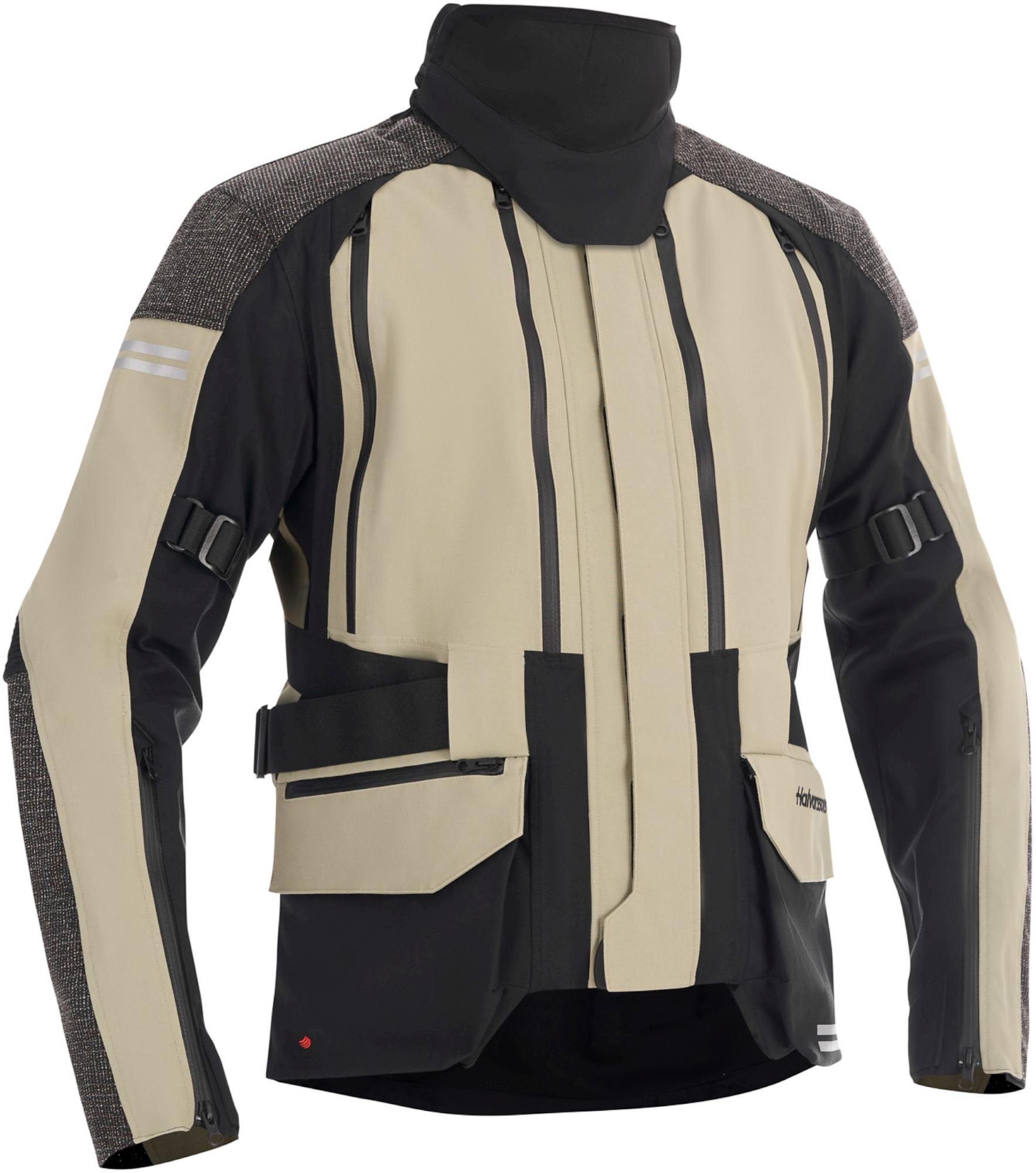 Halvarssons Dalen waterdichte motorfiets textieljas Khaki/Zwart 52 Figuur 3