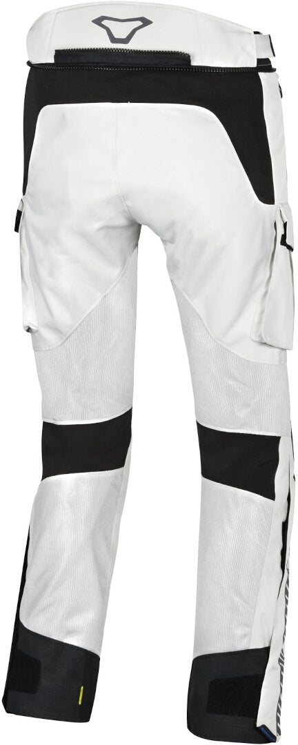 Macna Versyle waterproof Motorcycle Textile Pants light grey/black Short XXL Figure 2