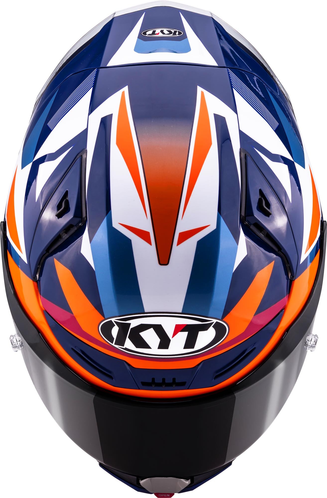 KYT R1R Diamond Casque bleu/orange XXL (63) Figure 9