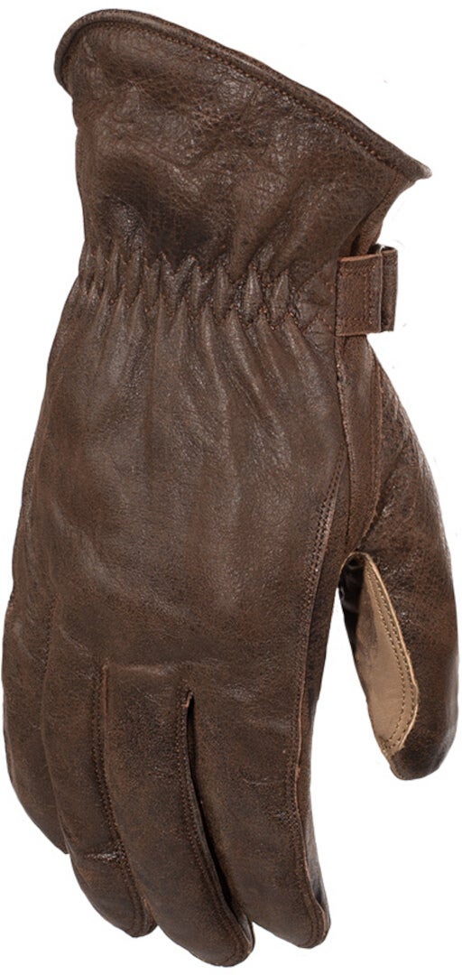Rusty Stitches Johnny Motorcycle Gloves dark brown L Figure 1