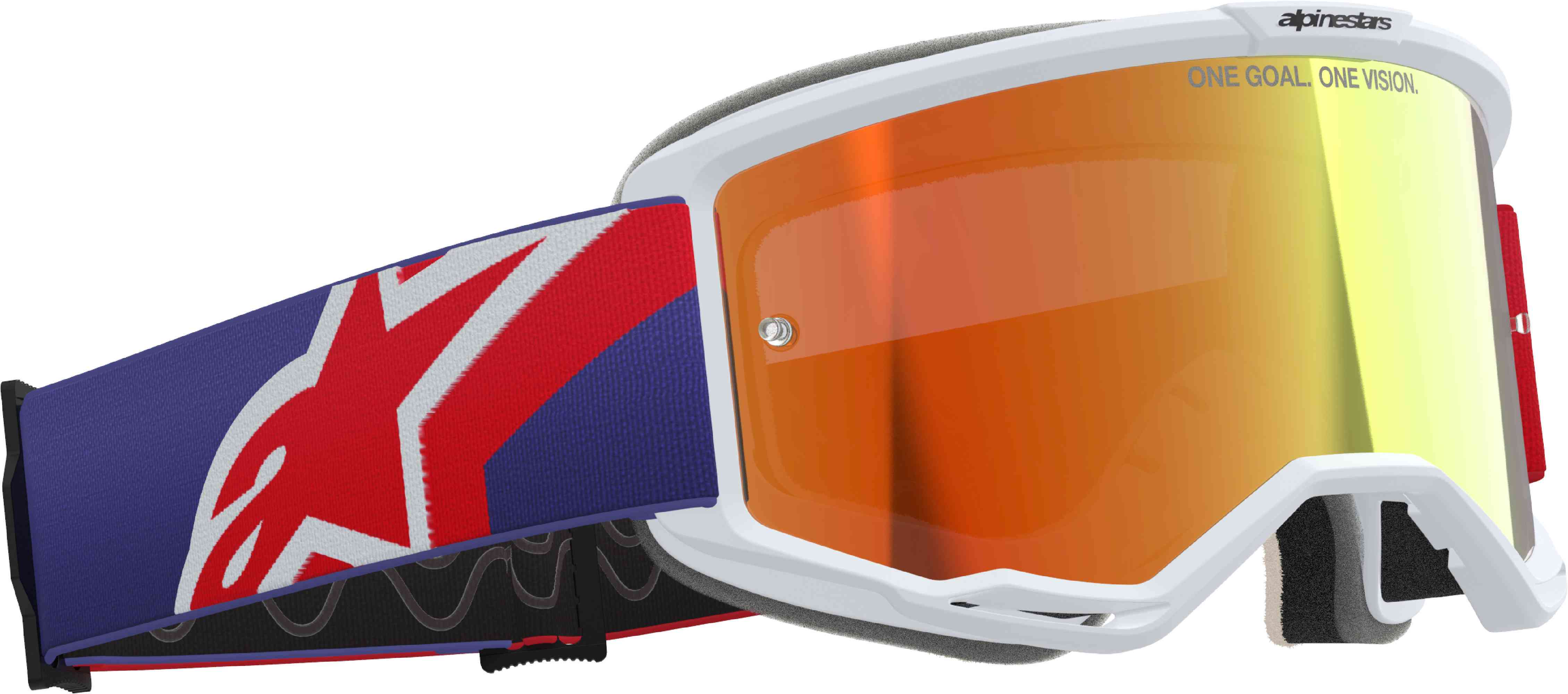 Alpinestars Vision 5 Corp Ochelari de motocross roșu Figura 2