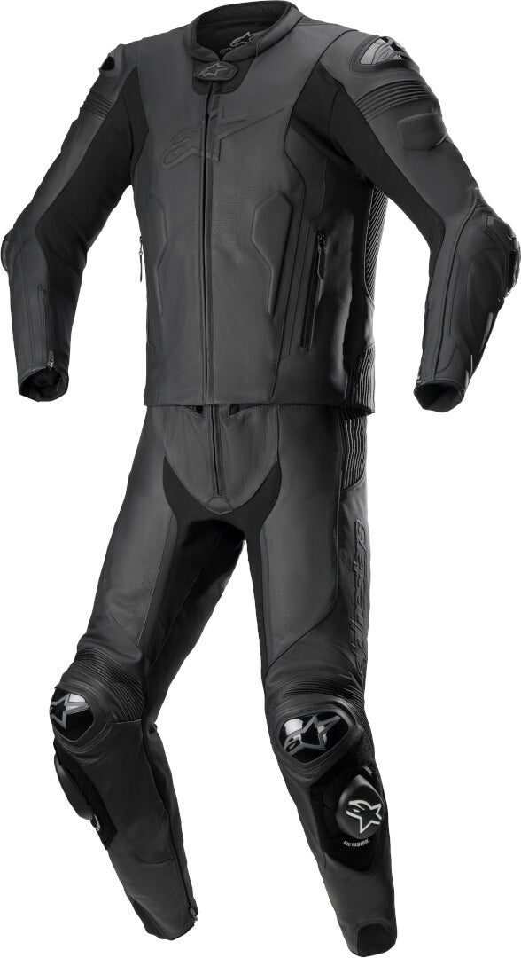 Alpinestars Missile V2 Two Piece Motorcycle Leather Suit black 60 Figure 1