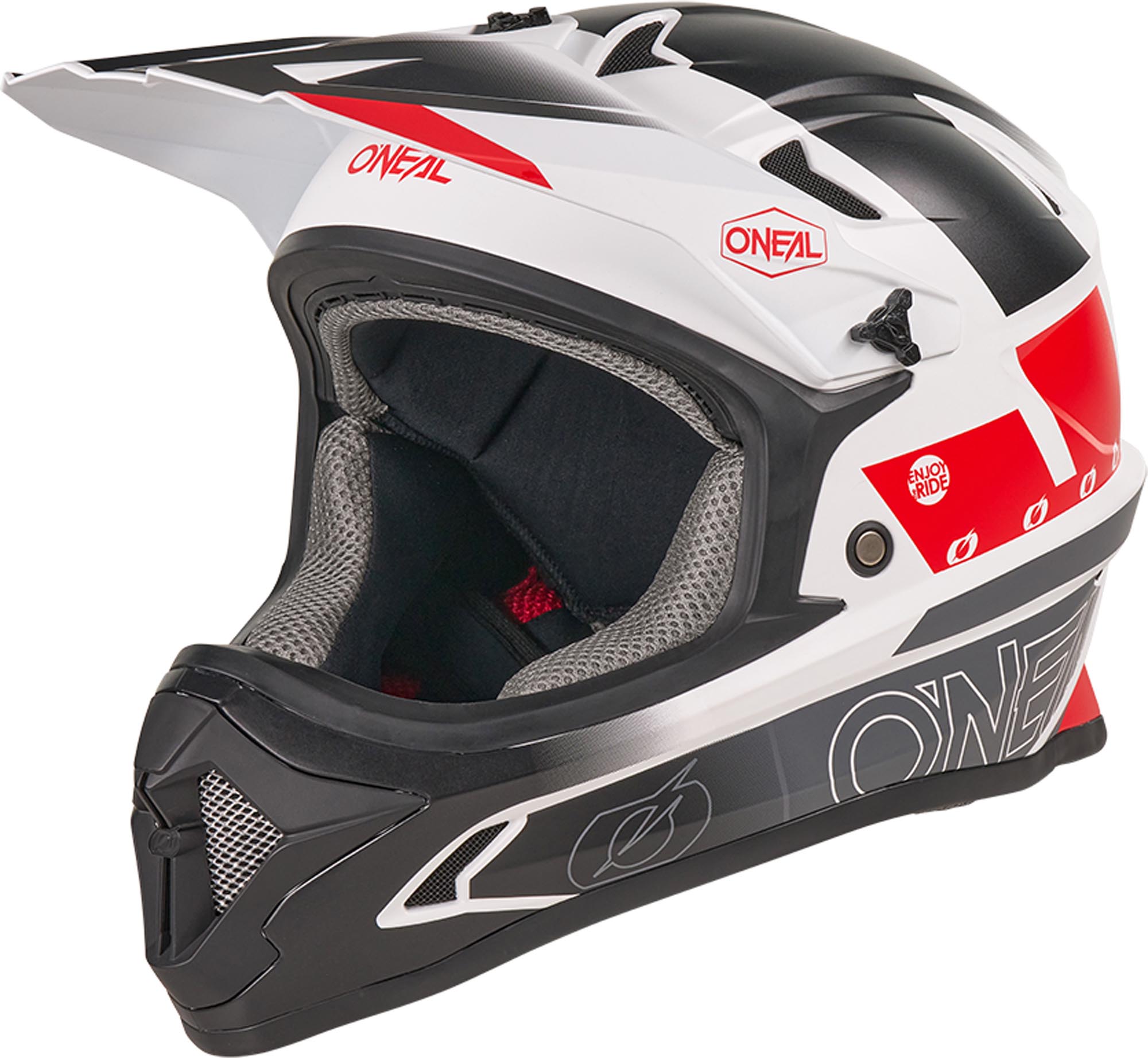 Oneal Sonus Blox Casco per discesa nero/bianco/rosso XL (61/62) Figura 1