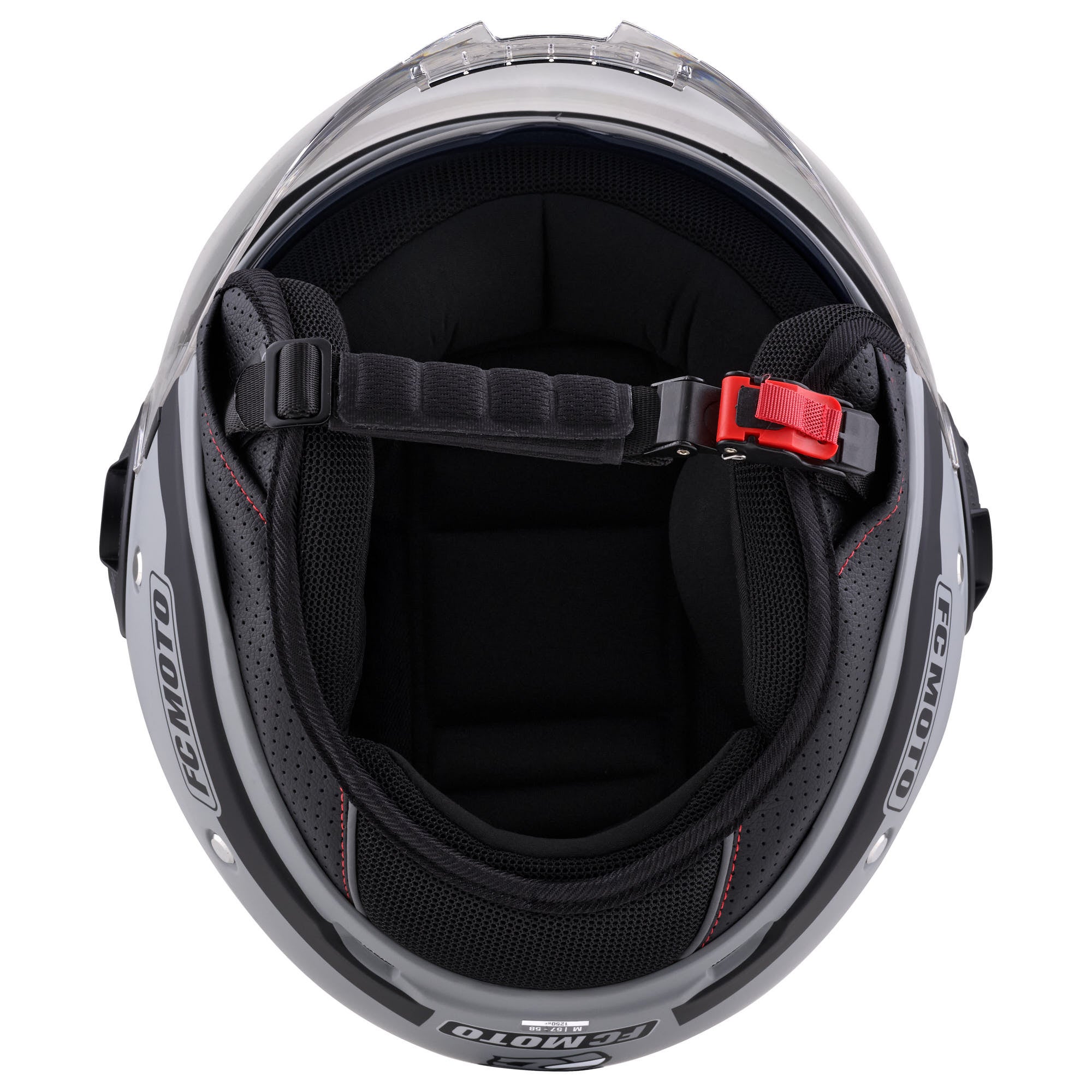 FC-Moto Ralgo Jethelm grau/schwarz S Abbildung 6