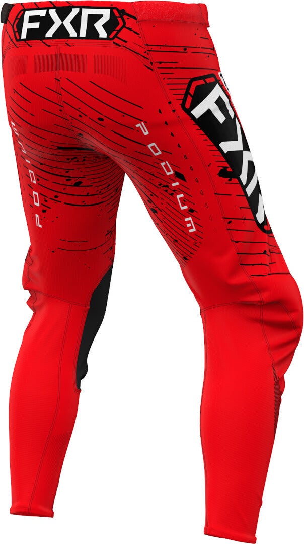 FXR Podium 2025 Motocross Pants red/white/black 38 Figure 3