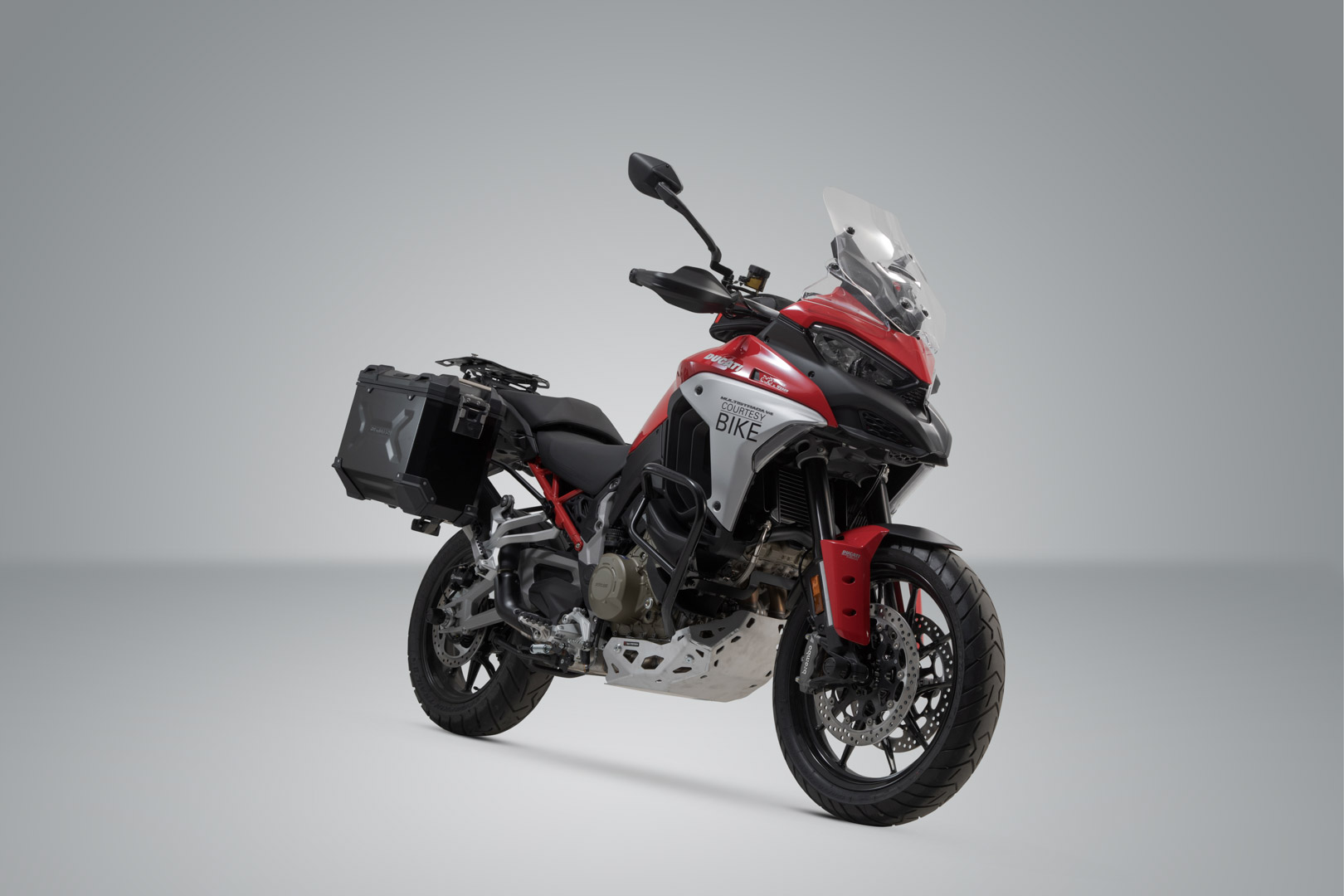 SW-Motech TRAX ADV sistem de carcasă din aluminiu model SUA - Negru. 37/37 l. Ducati Multistrada V4 (20-). Figura 2