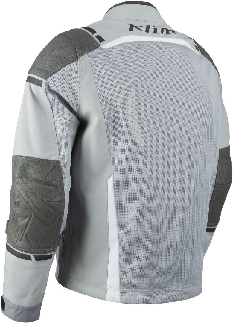 Klim Induction Pro 2025 Perforated Motorcycle Mesh Leather-/Textile Jacket grey/white 3XL Figure 2
