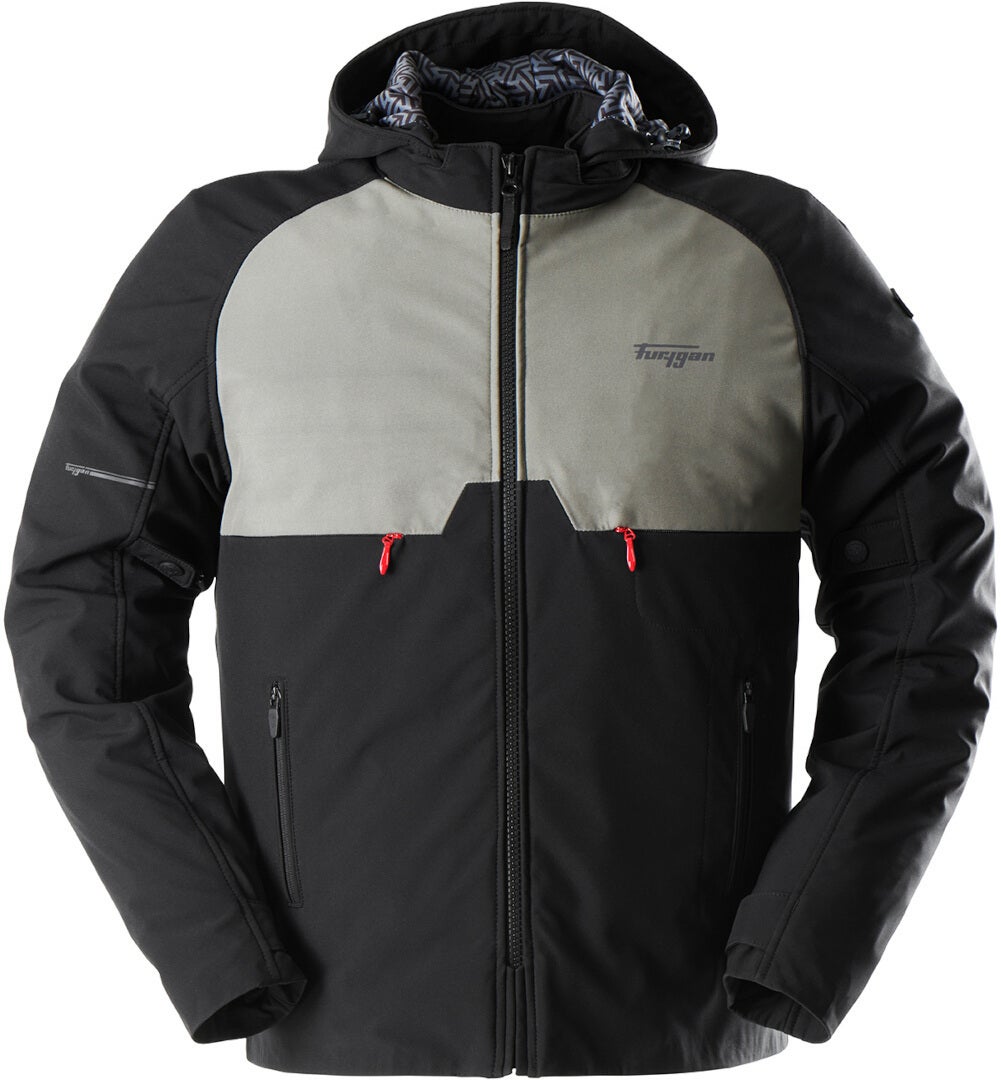 Furygan Addax Waterproof Motorcycle Textile Jacket Khaki/Black 4XL Figure 4