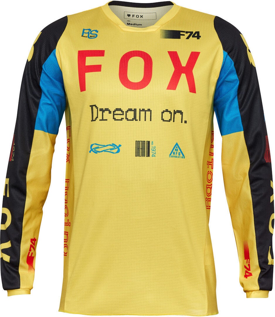 FOX 180 Race Spec Motocross Jersey giallo/blu XXL Figura 1