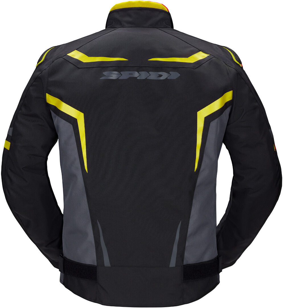 Spidi Race-Evo H2Out Motorcycle Textile Jacket black/grey/neon XL Figure 2