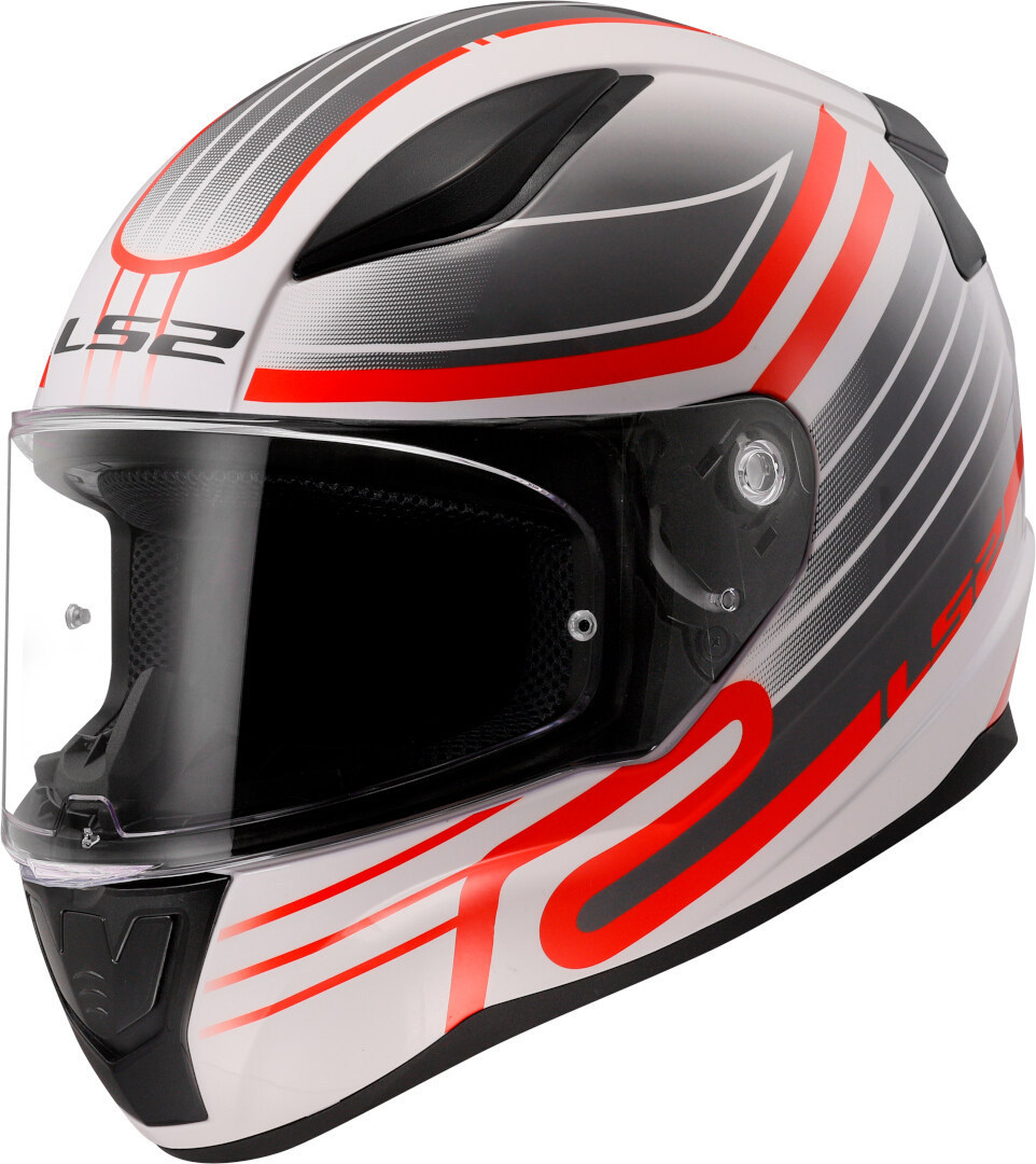 LS2 FF353 Rapid II Circuit Casco blanco/negro/rojo M (57/58) Figura 1