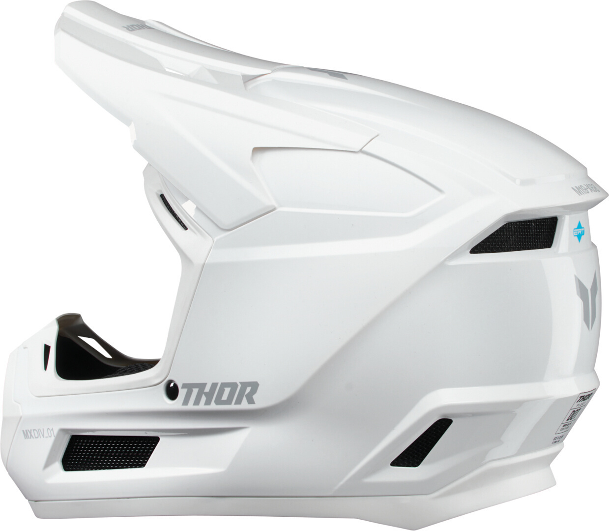 Thor Fleet Whiteout Cască de motocross pentru copii Y/M (50/51) Figura 4