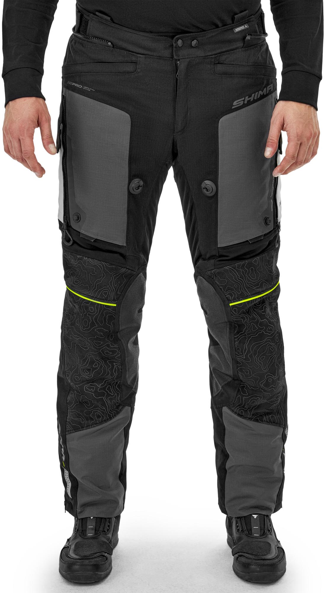 SHIMA Tracker Motorrad Textilhose grau 4XL Abbildung 2