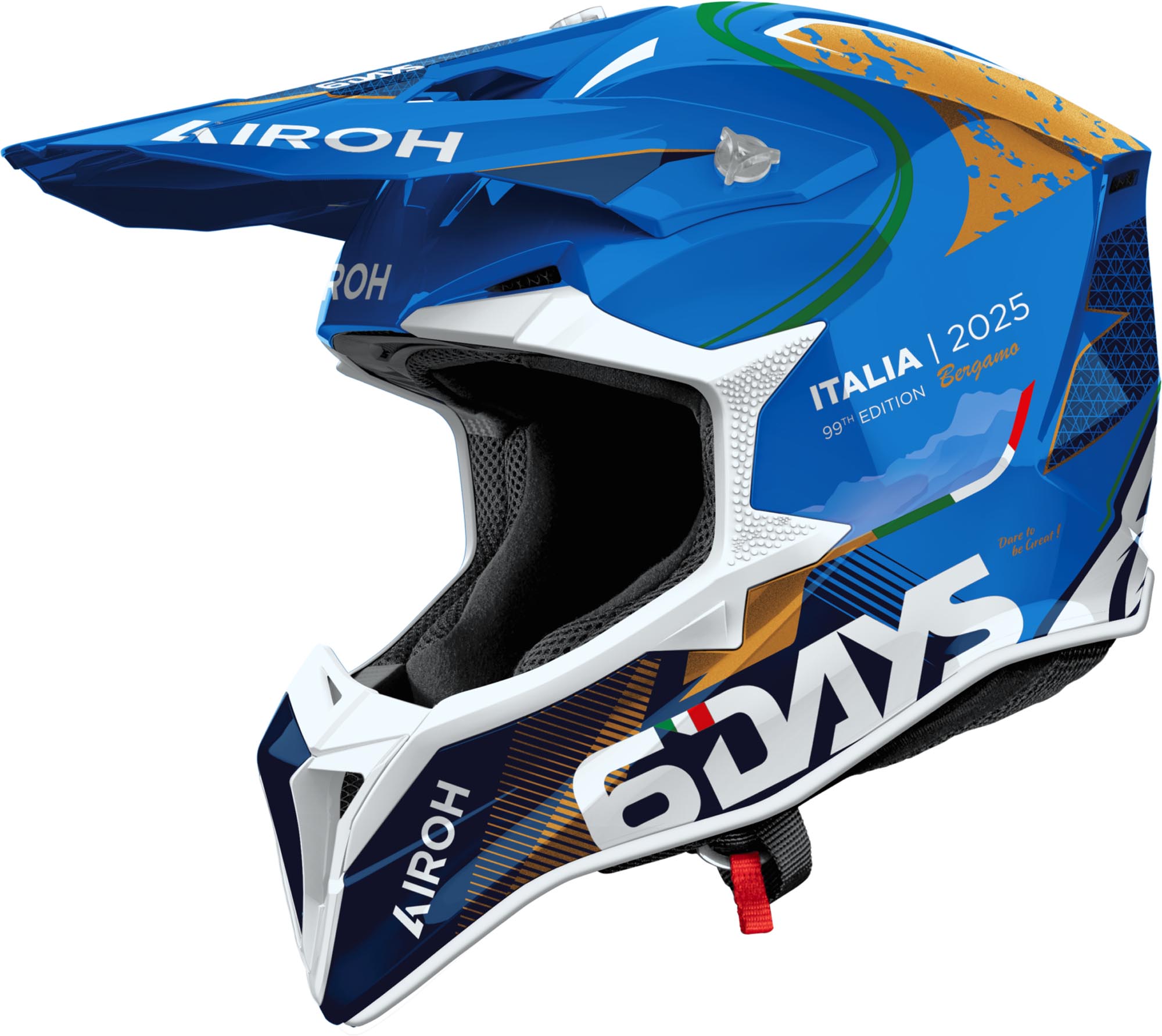 Airoh Wraaap 6 Days Italy 2025 Capacete de Motocross Artigo principal Figura 1